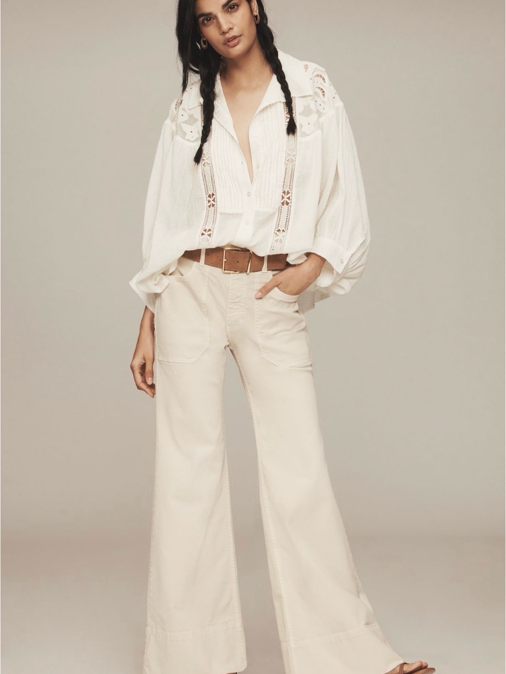 Anthropologie Pilcro wide leg pants size 26